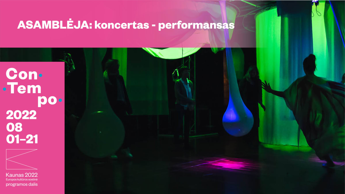 Festivalis ConTempo: „Asamblėja“ | Bidibul Productions, Pitchblack Collective + Kosmos Theatre + Gluk Media