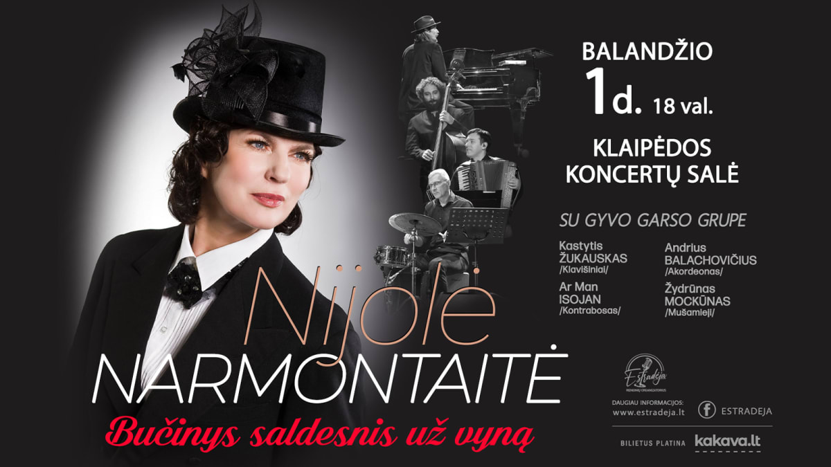 Nijolė Narmontaitė su gyvo garso grupe „Bučinys saldesnis už vyną“