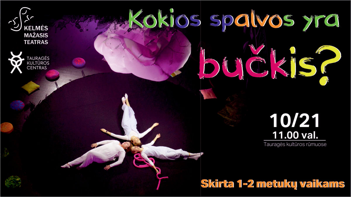 Spektaklis vaikams „Kokios spalvos yra bučkis?“