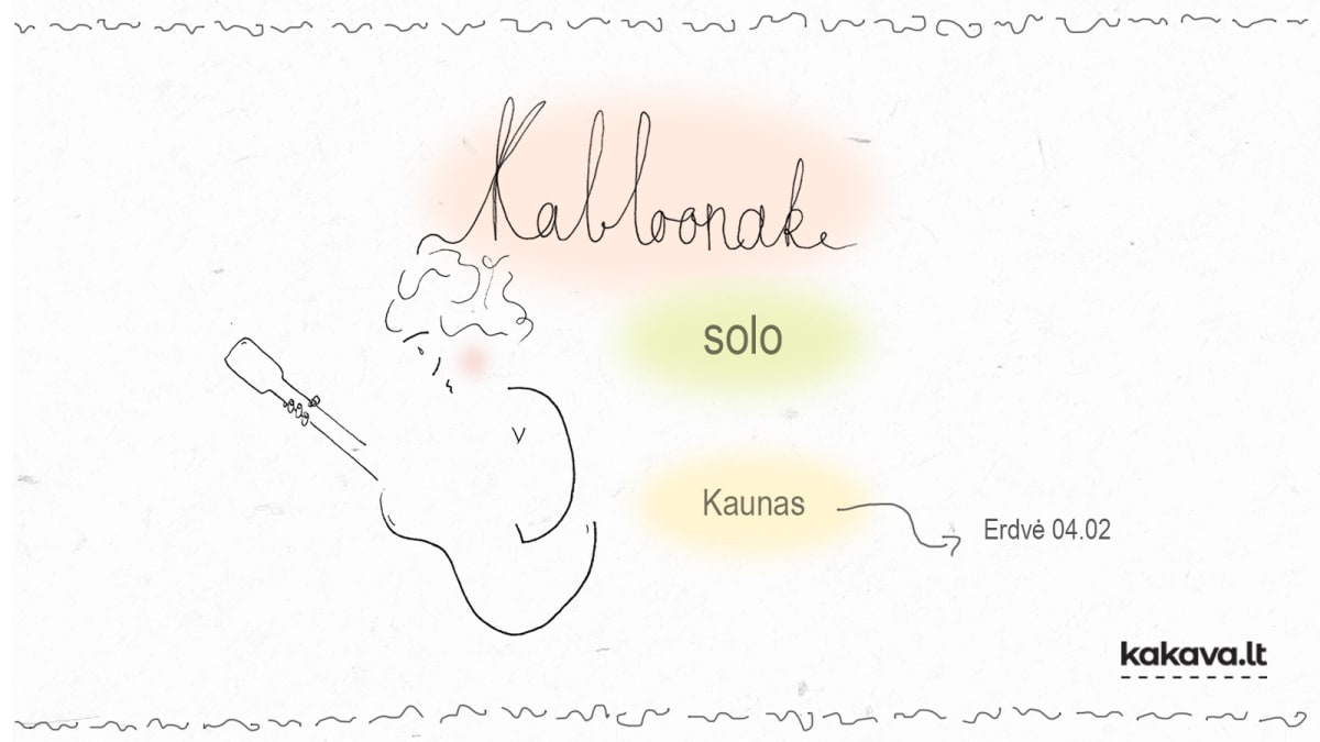 Kabloonak, Barbora Matuzaitė - akustiškai - Kaunas