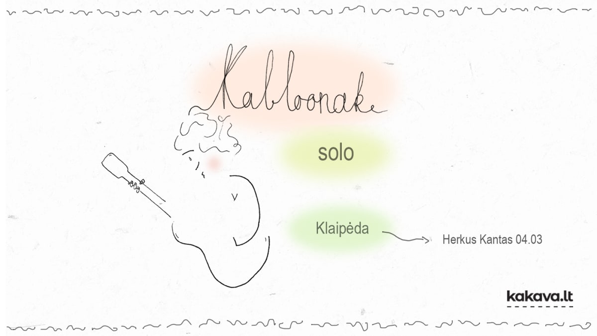 Kabloonak, Barbora Matuzaitė - akustiškai - Klaipėda