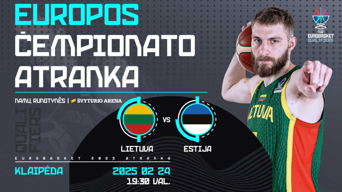 Europos čempionato atranka: Lietuva - Estija