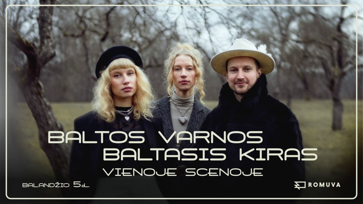 BALTOS VARNOS ir BALTASIS KIRAS - vienoje scenoje