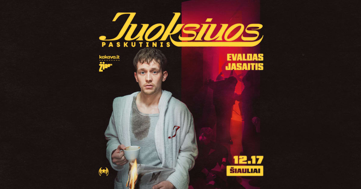 EVALDAS JASAITIS | Stand-up | „Juoksiuos Paskutinis“