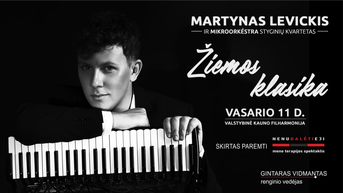 Martyno Levickio ir „Mikroorkéstra“ styginių kvarteto koncertas, skirtas spektakliui NENUGALĖTIEJI paremti