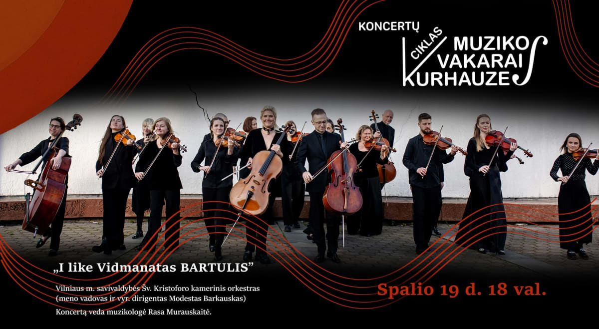 Muzikos vakarai kurhauze. I like Vidmantas BARTULIS
