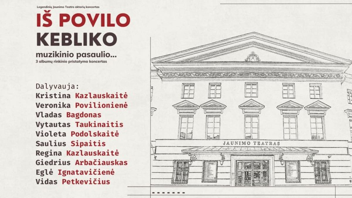 Legendinių Jaunimo teatro aktorių koncertas