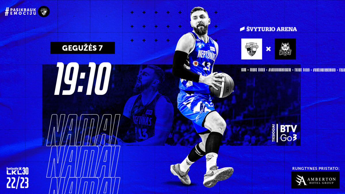„Betsafe-LKL“: Klaipėdos „Neptūnas“ - Alytaus „Wolves“