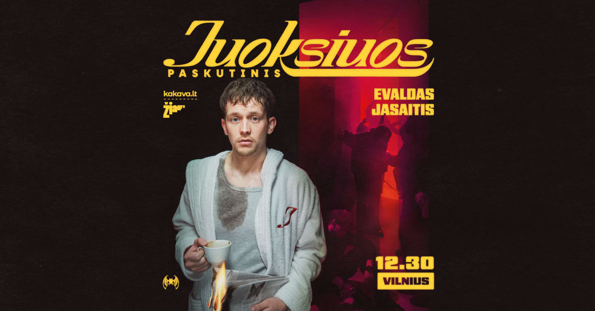 EVALDAS JASAITIS | Stand-up | „Juoksiuos Paskutinis“