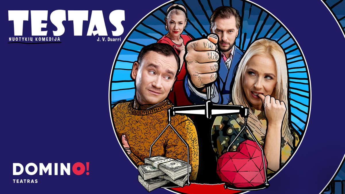 DOMINO teatras | komedija TESTAS