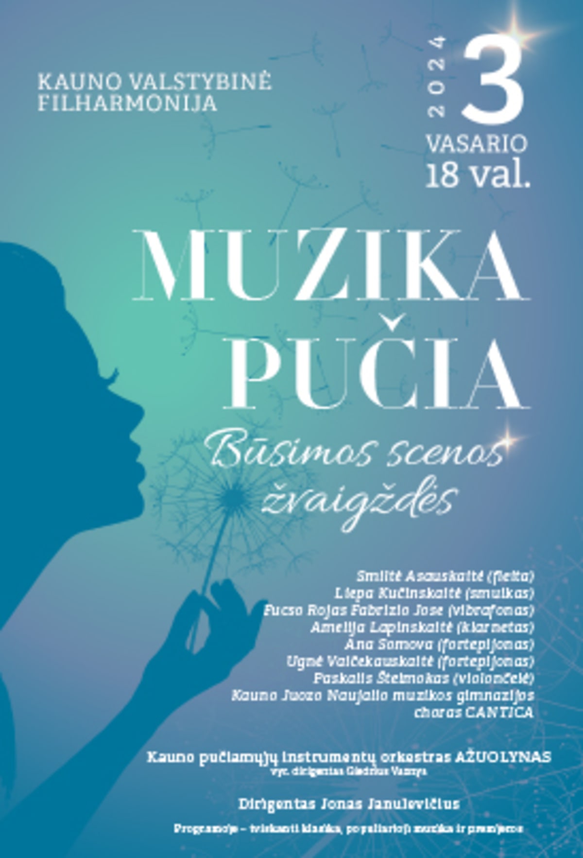 Būsimos scenos žvaigždės ir orkestras MuzikaPUČIA