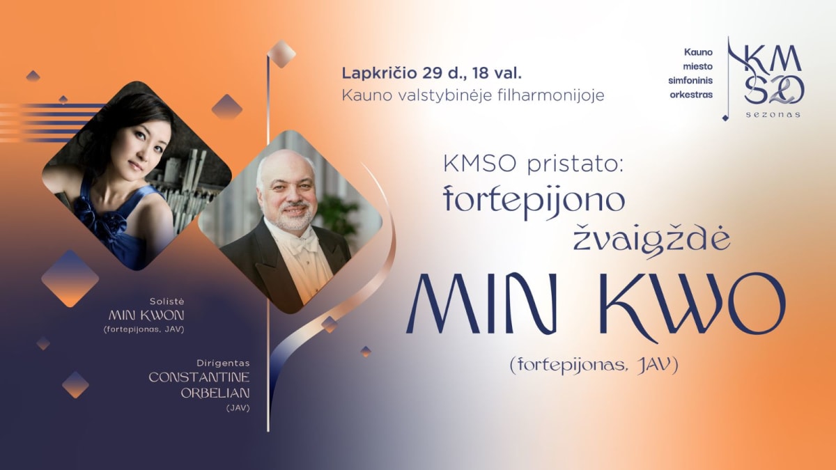 KMSO pristato: fortepijono žvaigždė MIN KWON (JAV)