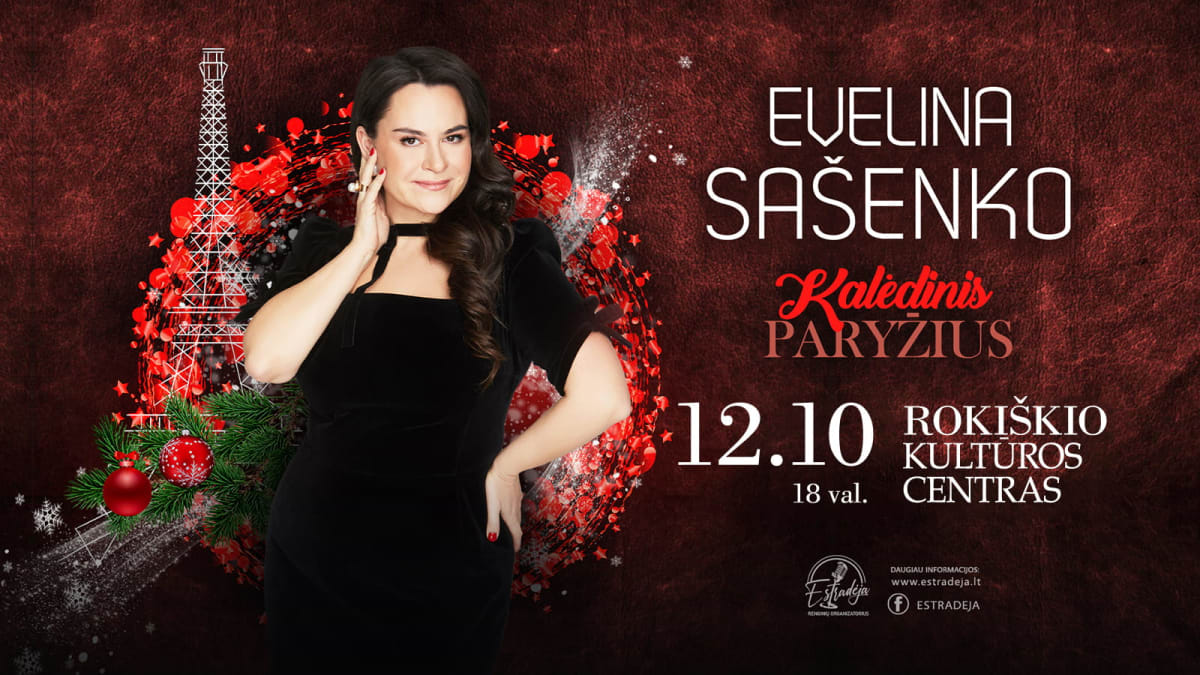 EVELINA SAŠENKO | KALĖDINIS PARYŽIUS