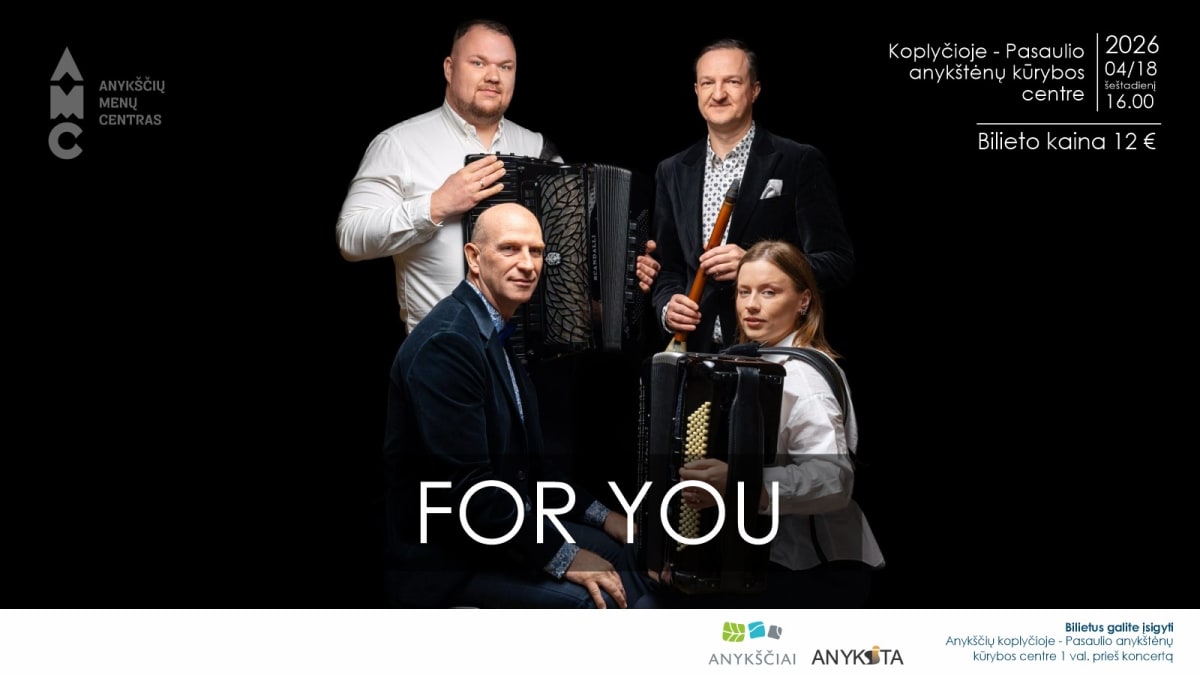 Mėlynaki, Nemunėli | Vokalinis-instrumentinis ansamblis „For You“