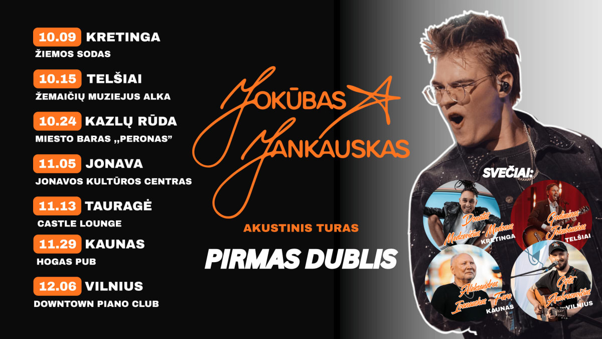 Jokūbas Jankauskas: Acoustic Tour „First Take“