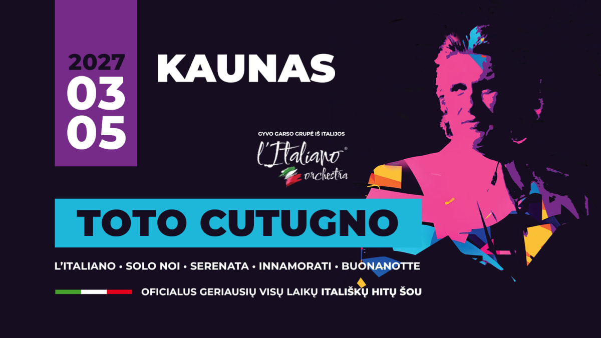 TOTO CUTUGNO – GERIAUSIOS DAINOS GYVAI