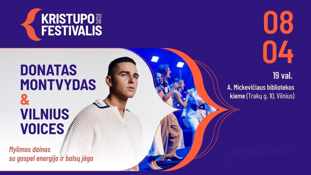 KRISTUPO FESTIVALIS | DONATAS MONTVYDAS IR VILNIUS VOICES