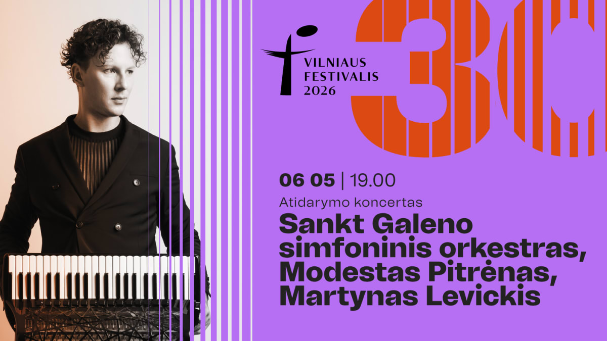 Vilniaus festivalis. Sankt Galeno simfoninis orkestras, Modestas Pitrėnas, Martynas Levickis