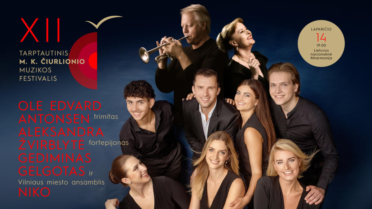 Trimito žvaigždė Ole Edvard Antonsen, NIKO, A.Žvirblytė. Tarptautinio M.K. Čiurlionio muzikos festivalio atidarymas