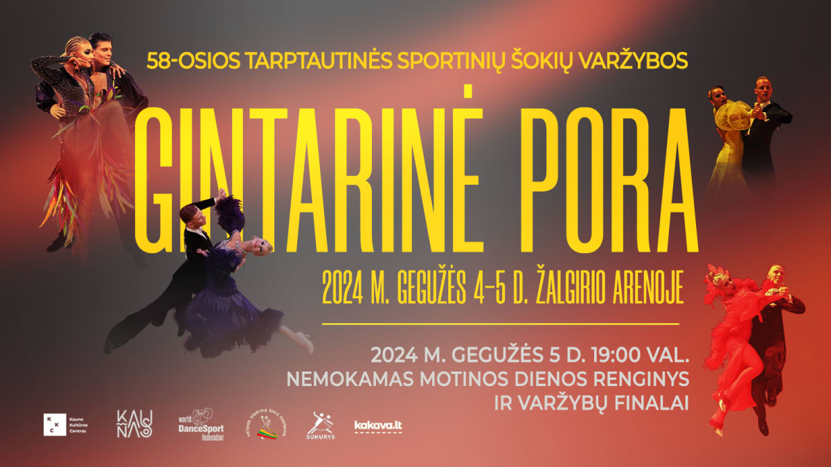 Tarptautinės sportinių šokių varžybos „Gintarinė pora“ bei profesionalų lygos standartinių šokių pasaulio čempionatas