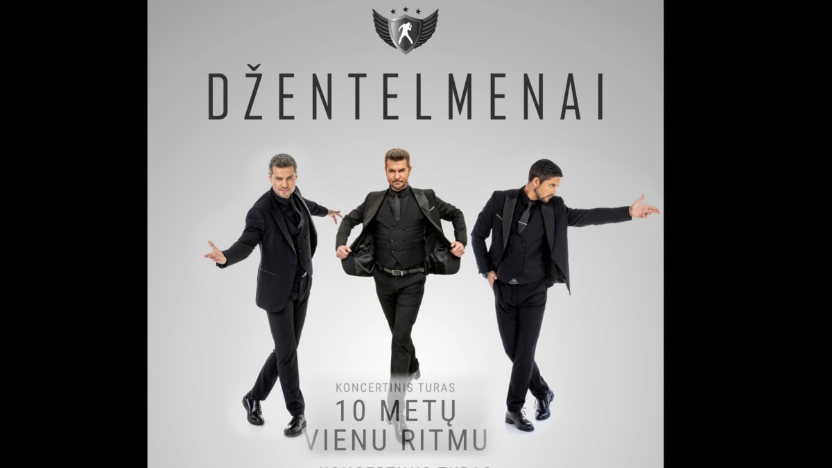 Grupės DŽENTELMENAI koncertinis turas „10 metų vienu ritmu”