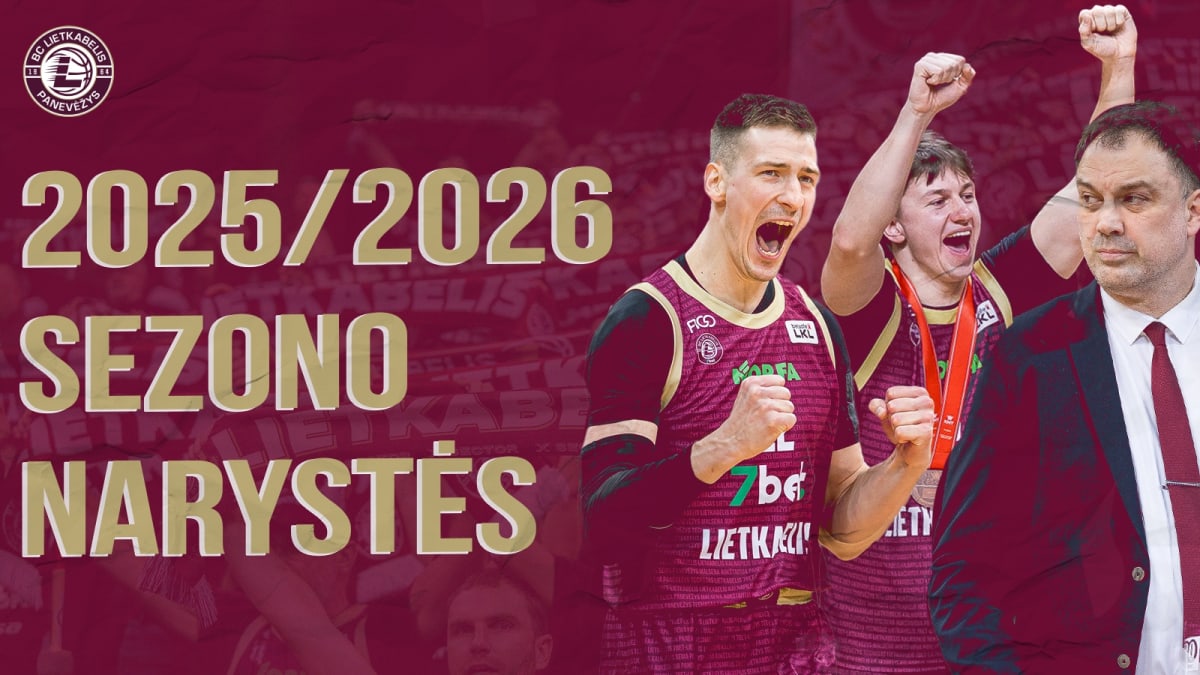 „Lietkabelis“ 2025–2026 m. sezono narystė