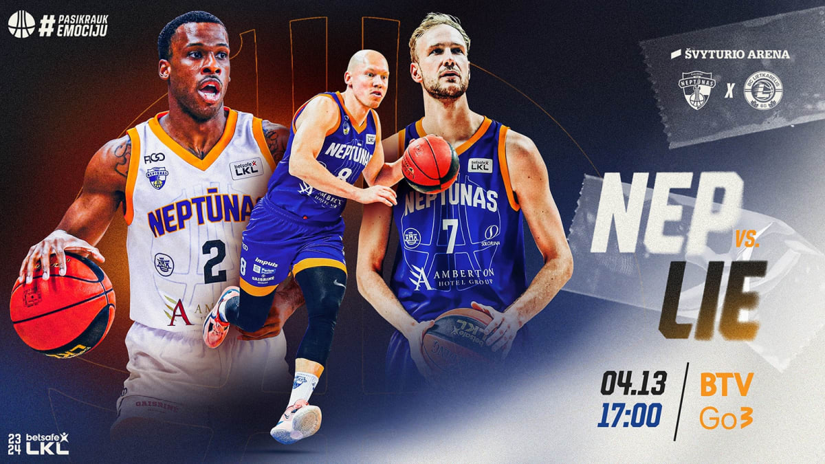 „Betsafe-LKL“: Klaipėdos „Neptūnas“ – Panevėžio „7bet-Lietkabelis“