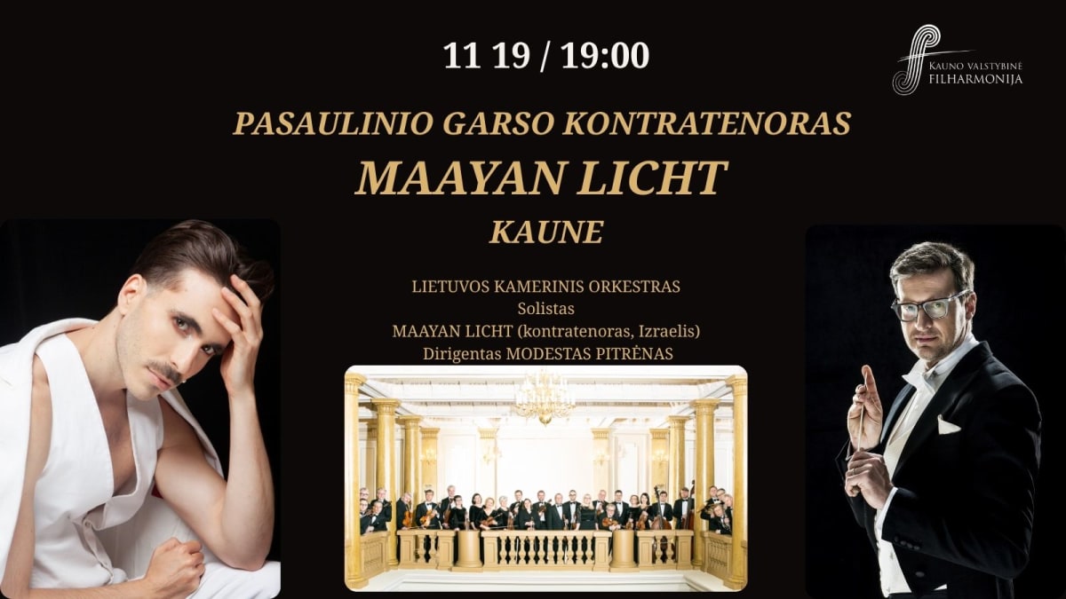 PASAULINIO GARSO KONTRATENORAS MAAYAN LICHT KAUNE