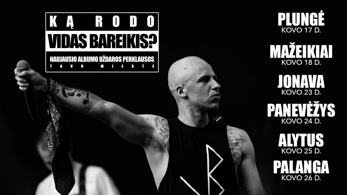 Vidas Bareikis | Naujausio albumo uždaros perklausos