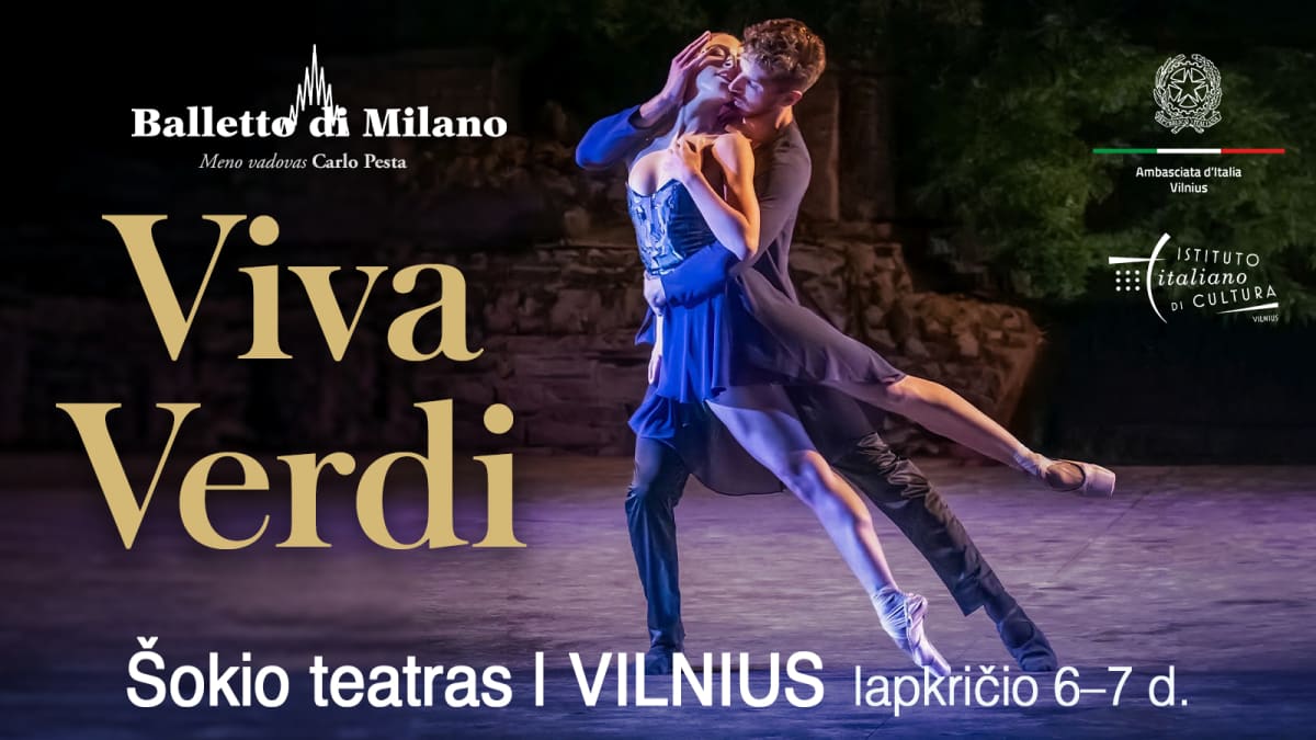 Italijos teatro Balletto di Milano baletas VIVA VERDI