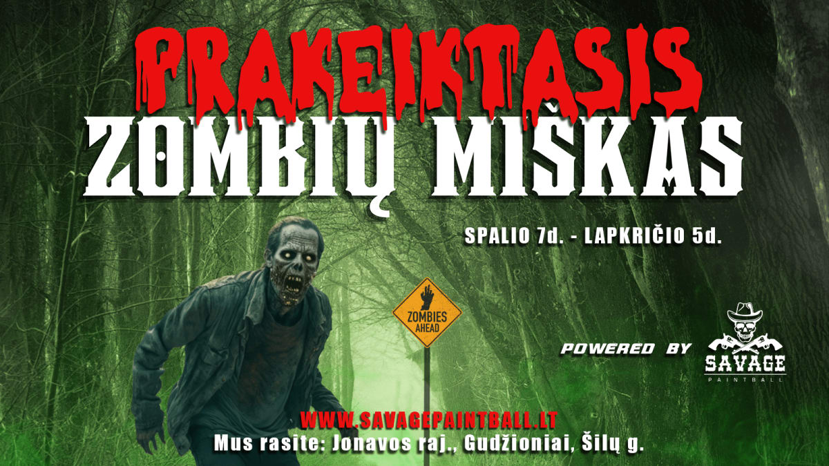PRAKEIKTASIS ZOMBIŲ MIŠKAS