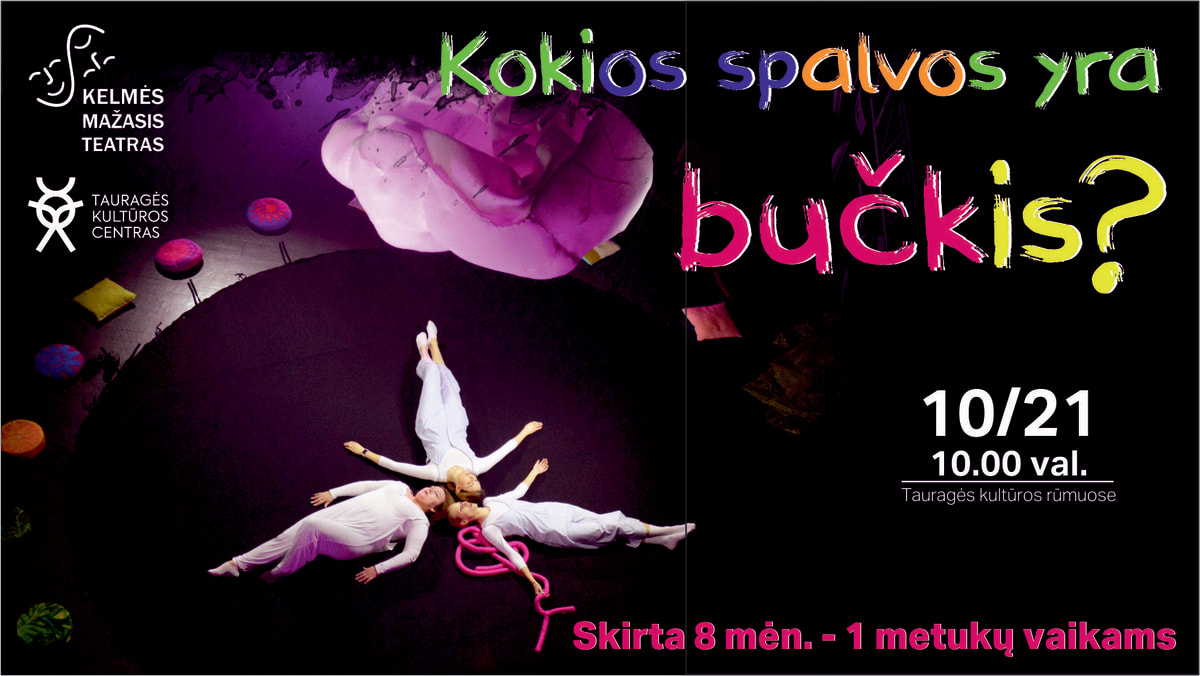 Spektaklis vaikams „Kokios spalvos yra bučkis?“