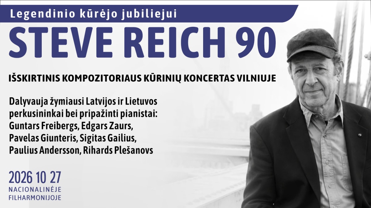 STEVE REICH 90: An Exclusive Concert of His Works for the Legendary Composer's Jubilee