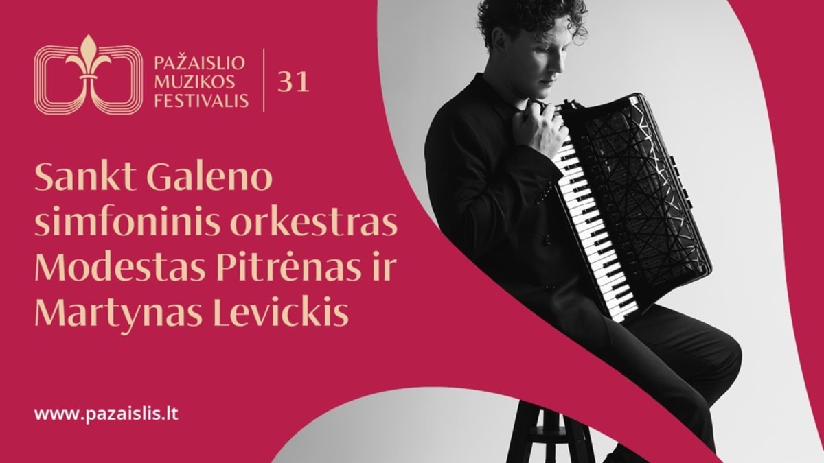 Festivalio pradžios koncertas: Sankt Galeno simfoninis orkestras, Modestas Pitrėnas ir Martynas Levickis