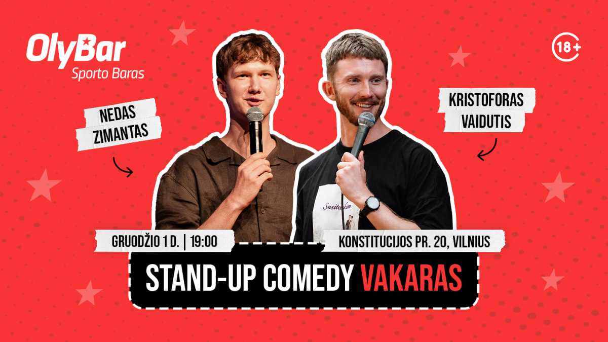 Nedo Zimanto ir Kristoforo Vaidučio Stand-Up Comedy Show