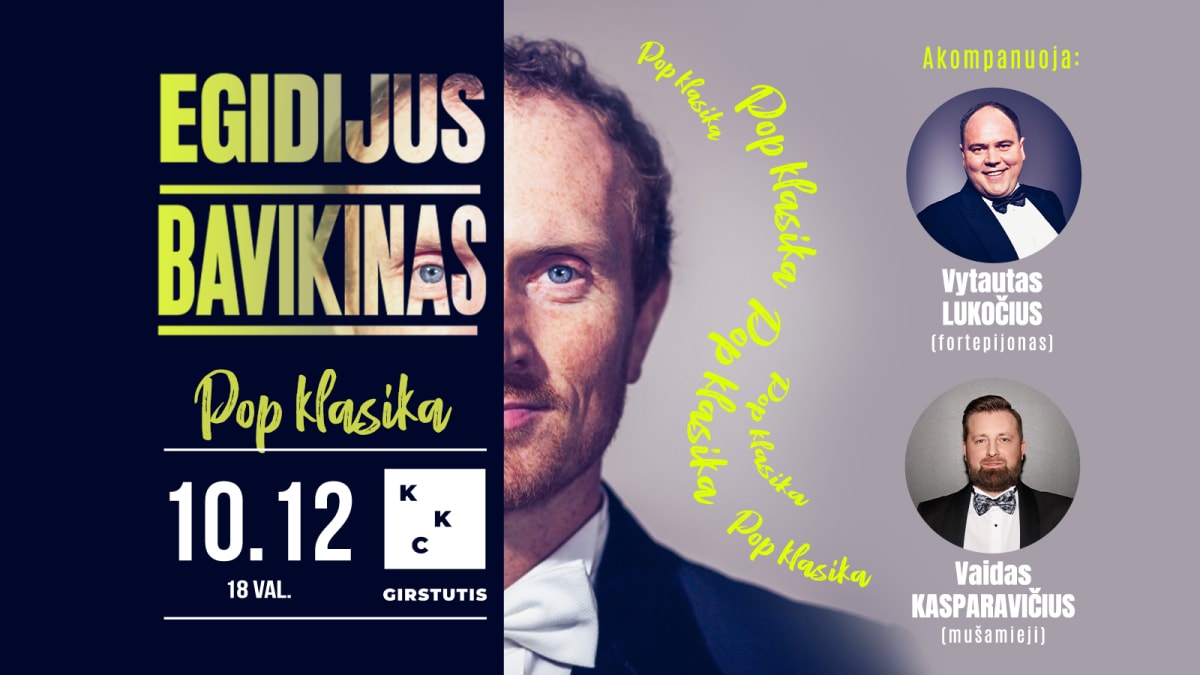EGIDIJUS BAVIKINAS | POP KLASIKA
