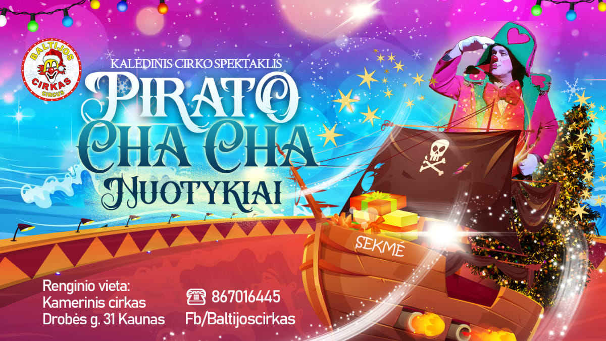NAUJIEJI Pirato Cha-Cha nuotykiai