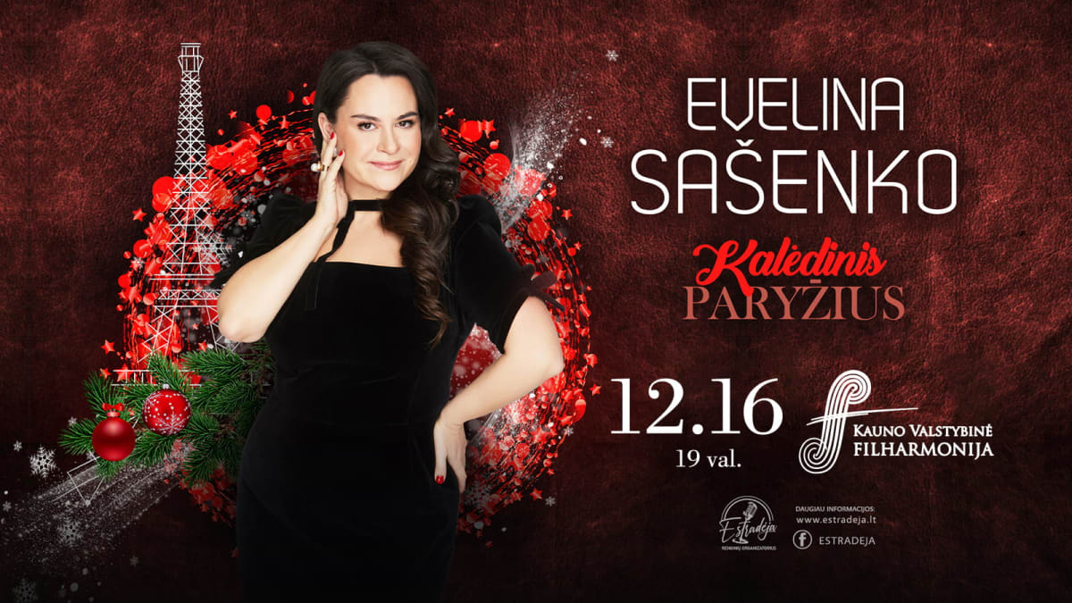 EVELINA SAŠENKO | KALĖDINIS PARYŽIUS
