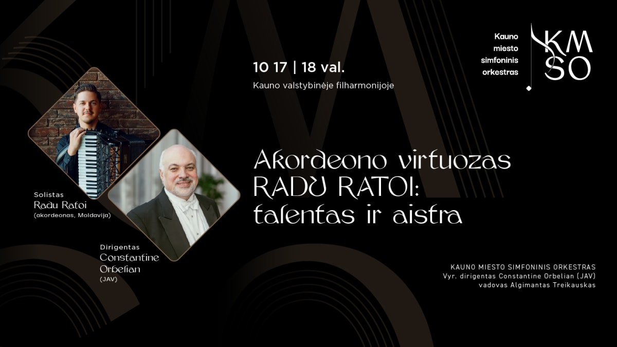 AKORDEONO VIRTUOZAS RADU RATOI: TALENTAS IR AISTRA