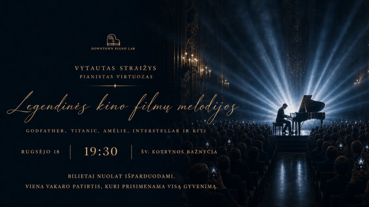 Legendinės Kino Filmų Melodijos | pianistas virtuozas Vytautas Straižys
