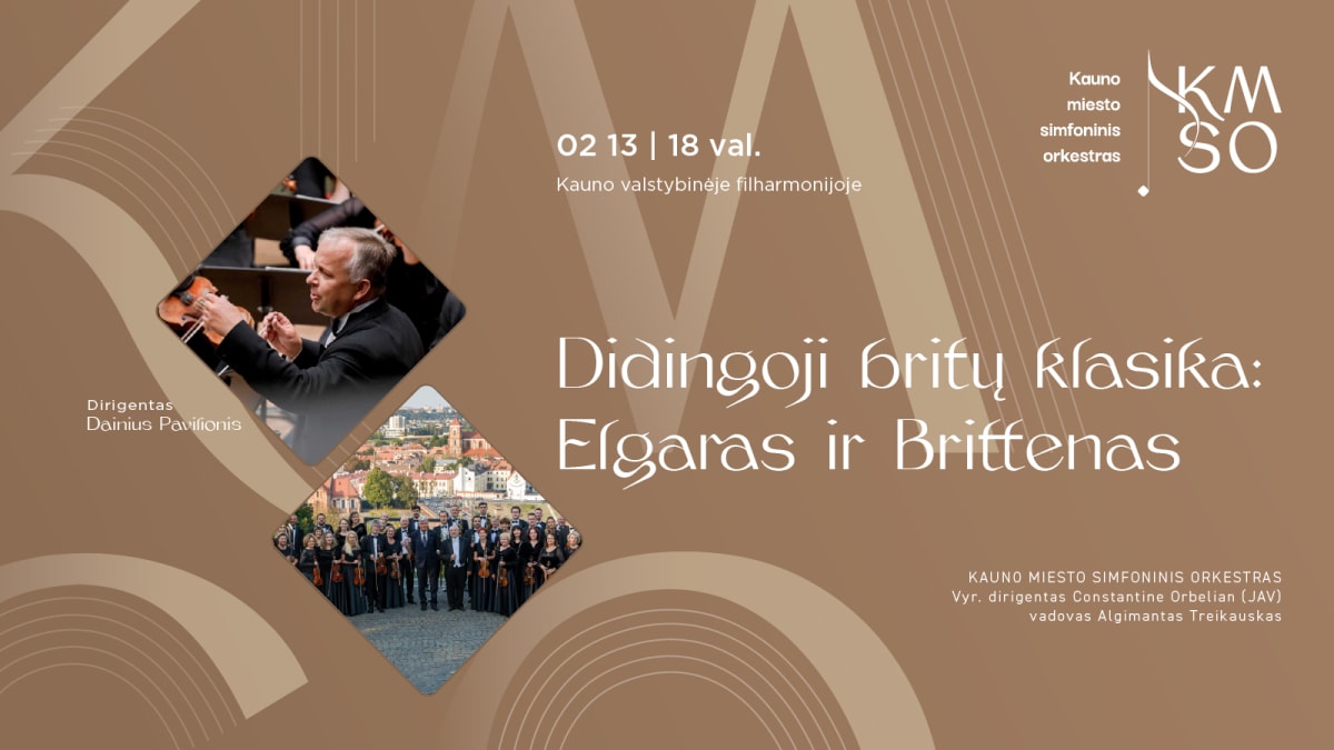 DIDINGOJI BRITŲ KLASIKA: ELGARAS IR BRITTENAS