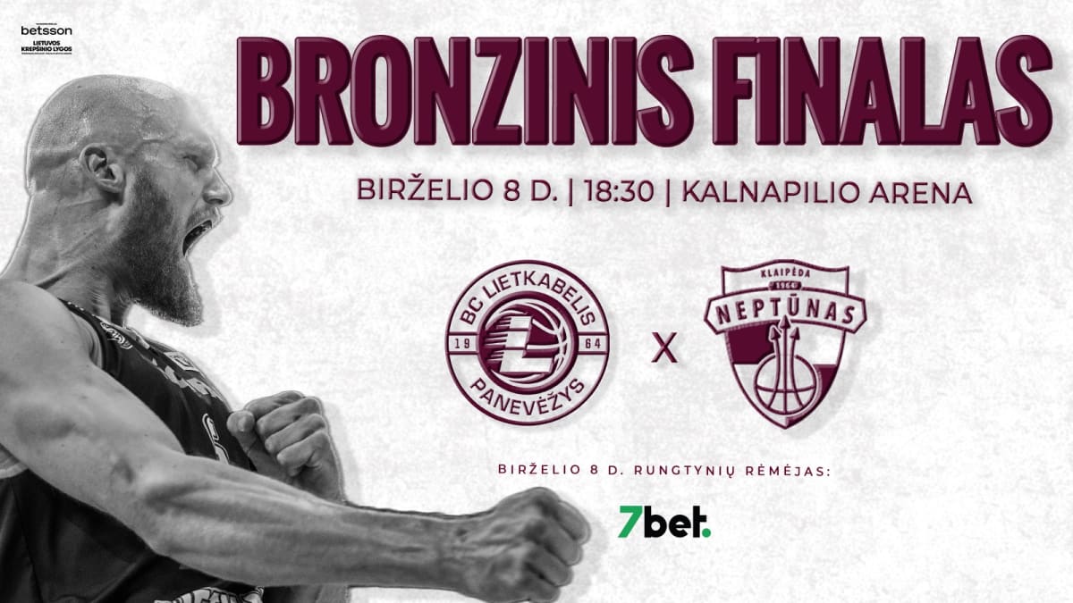 LKL rungtynės: Panevėžio „Lietkabelis“ – Klaipėdos „Neptūnas“