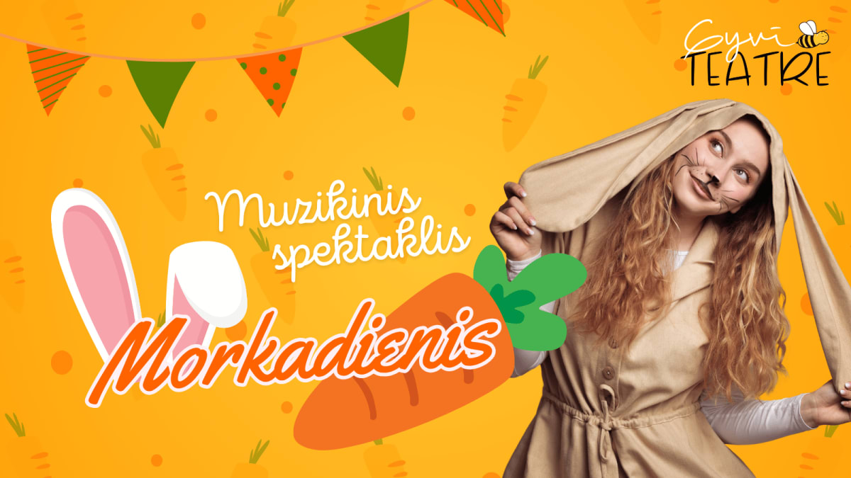 Muzikinis spektaklis „Morkadienis“ | GyviTeatre | Palangos vasaros skaitykla