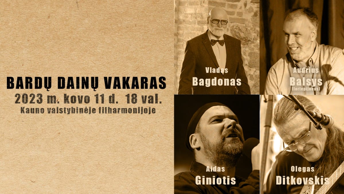Bardų dainų vakaras