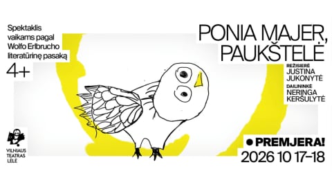 Premjera! PONIA MAJER, PAUKŠTELĖ || Spektaklis vaikams pagal Wolfo Erlbrucho literatūrinę pasaką