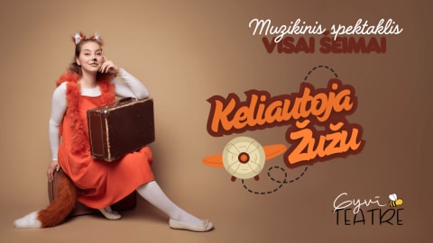 Muzikinis spektaklis vaikams „Keliautoja Žužu“ | GyviTeatre | Vilnius