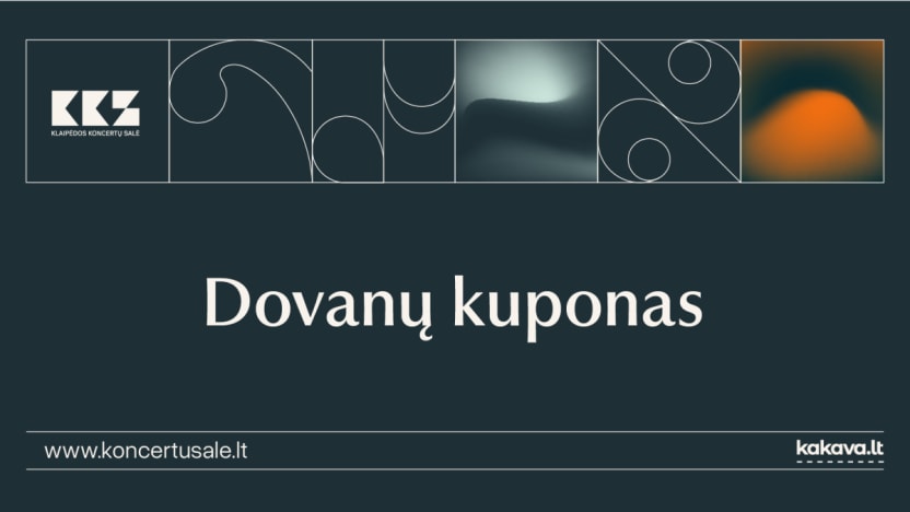 Klaipėda concert hall gift card