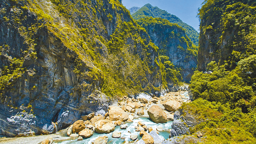 地震前沙卡噹步道美景。（翻攝自花蓮觀光資訊網）