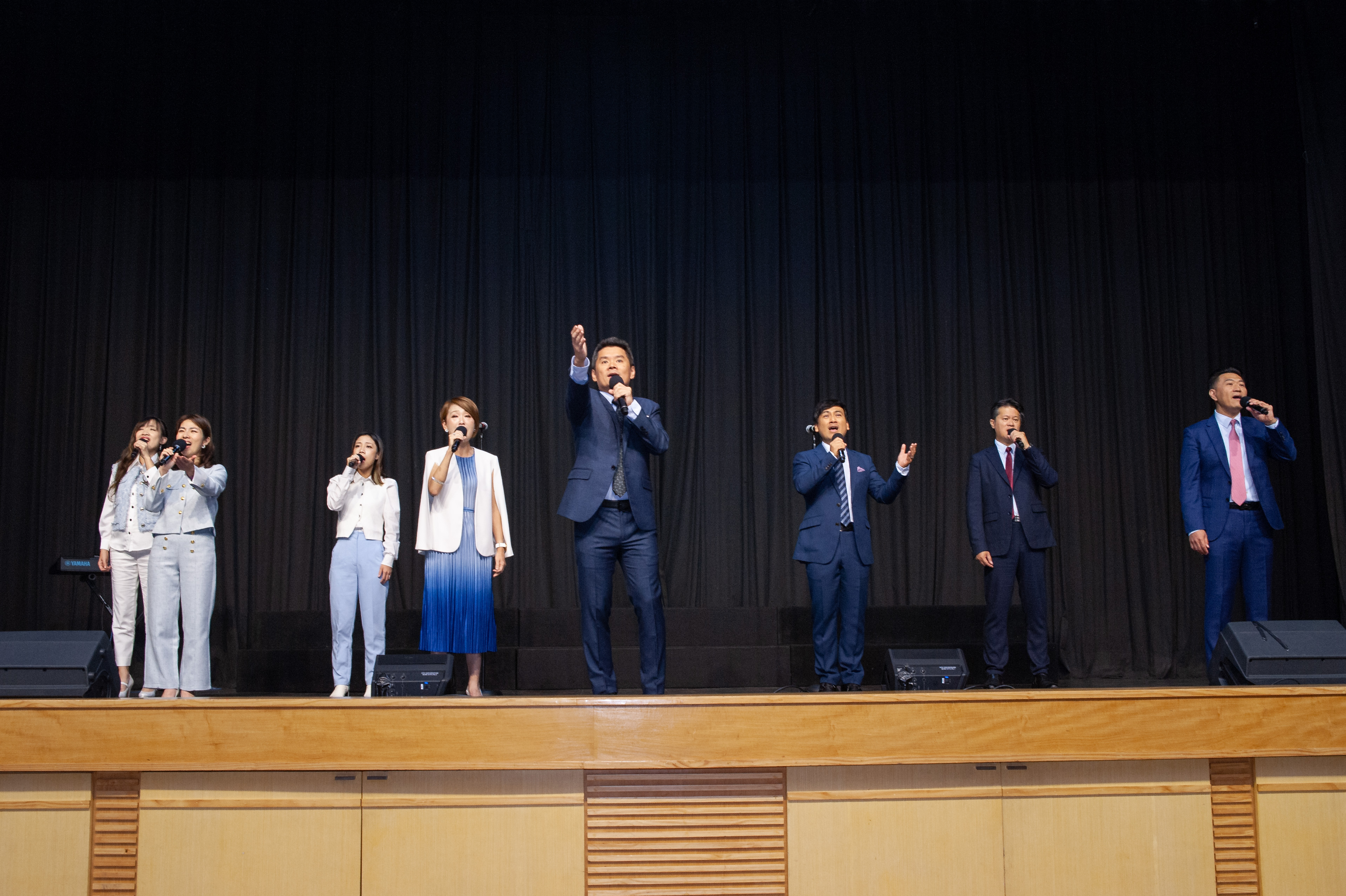 天韻合唱團在南美洲巡演。(圖/救傳提供)