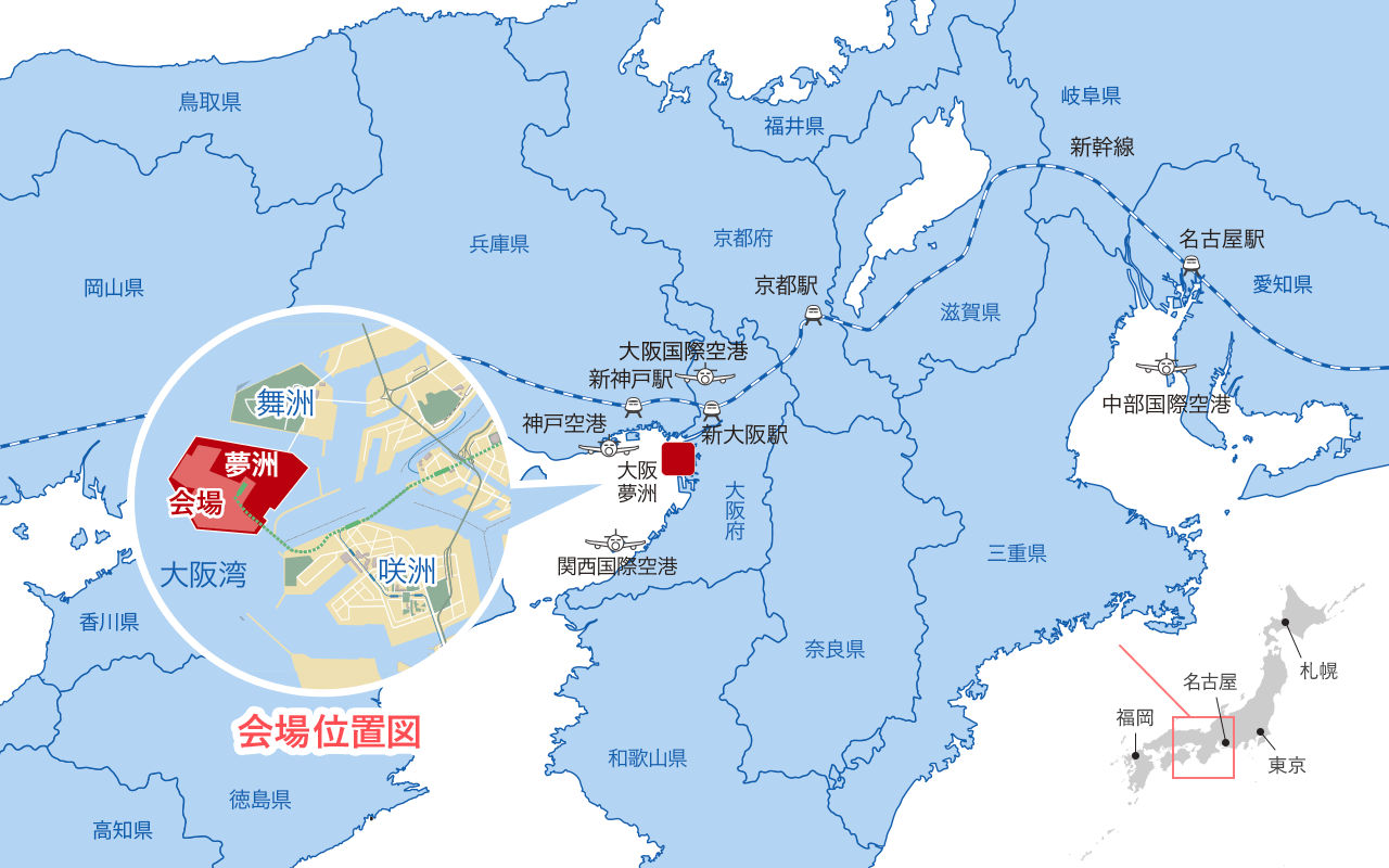 會場位置圖。（圖／expo2025）